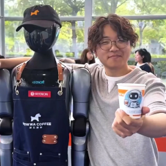 Humanoid robot for service in China