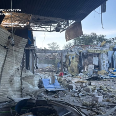 Фото запуску БпЛА в Києві