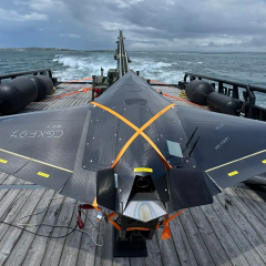 British strike drone Nyan OWE tested from ship