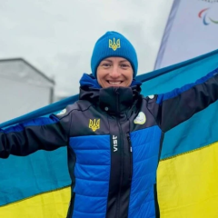 Украинская спортсменка с бронзовой медалью