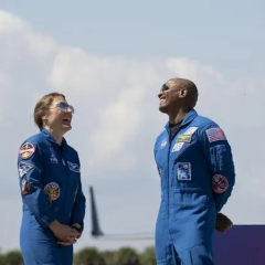First manned mission to the Moon