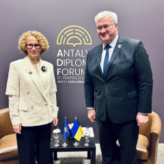 Sybiga and Shekerinska discussed PPO and preparation for Ukraine's new contacts with NATO
