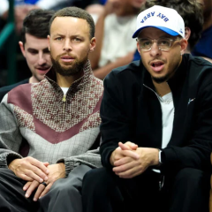 Curry brothers playing together in NBA