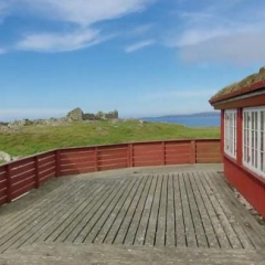 Private island Gildasay near Shetland Islands