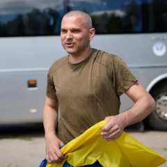 Український офіцер звільнений з полону