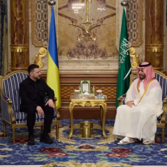 Zelensky meeting with Saudi prince