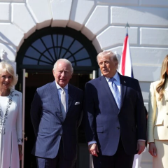 King Charles III and President Trump