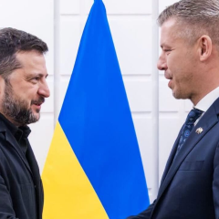 Зеленський і Мадяр на зустрічі в Брюсселі