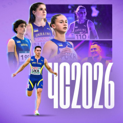 Ukrainian team at World Athletics Relays
