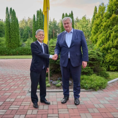 Підтримка відновлення Києво-Печерської лаври Японією