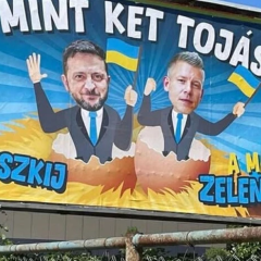 Портрети Зеленського на білбордах