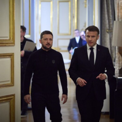 Zelensky and Macron Discuss Security