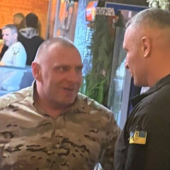 Former head of the SBU Maluk at the movie premiere