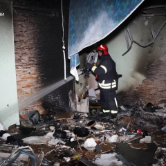 Пожежа в багатоповерхівці Одеси