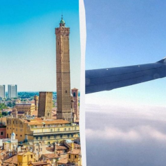 Самолеты Ryanair на фоне итальянских пейзажей