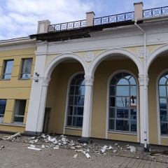 Russian attack on railway infrastructure of Sloviansk: four injured
