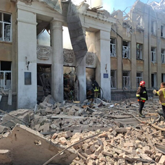 Ракетная атака на лицей в Одесской области