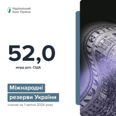 Ukraine's international reserves decreased to $52 billion