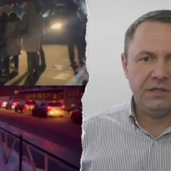 Protest over power outage in Khmelnytskyi