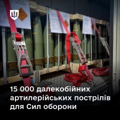 15 000 далекобійних снарядів для України