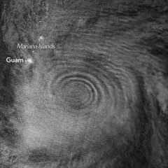 Damage caused by super typhoon Sinlaku
