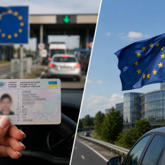 Ukrainians in Italy exchange driver's licenses