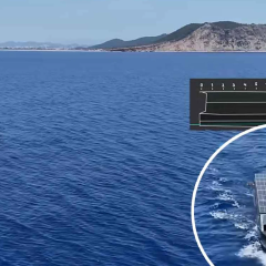 Finnish yachtsman on solar boat
