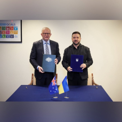 Australia and Ukraine Forge Security Pact with $60 Million Aid Boost for Defense and Humanitarian Support