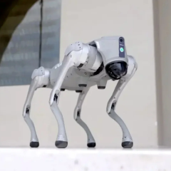Robots jumping through narrow gaps