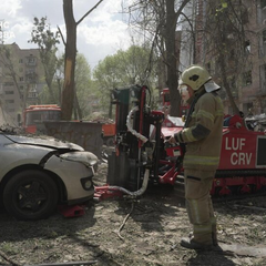 Северокорейская ракета во время полета