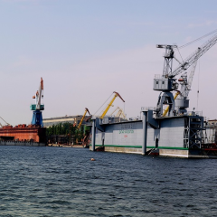 Плавучий док для турків на Херсонському суднобудівному заводі «Паллада»