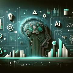 Логотип Amazon на фоні штучного інтелекту