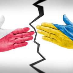 Схематичне зображення масштабної економічної війни між Україною та Польщею