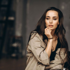 Ксения Мишина на съемочной площадке