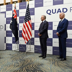 Лідери США, Японії, Індії та Австралії розмовляють