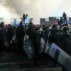 Протесты на улицах Казахстана