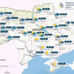 Циклон принесе нестійку погоду в Україну