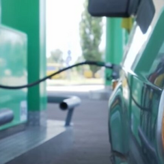 Автозаправка з логотипом