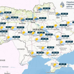 Синоптики показали місця гроз і дощів