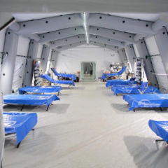 Полевой госпиталь возле Львова