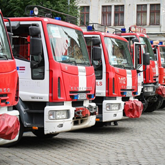 Пожарные получили новые автомобили