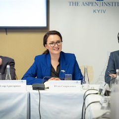 Прапор України з символом ОПК