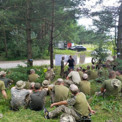 Бойцы ВСУ на тренировке в НАТО