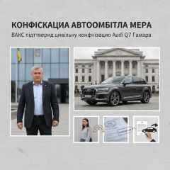 Ауді Q7 з конфіскованого авто мера