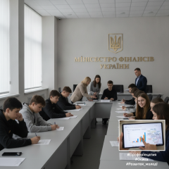 Дети сотрудников Минфина на профессиональном тестировании