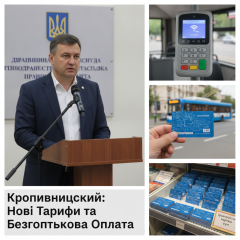 Нові тарифи на проїзд у Кропивницькому