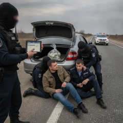 Затримання працівника ТЦК та поліцейського