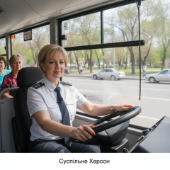Водительница троллейбуса из Херсона