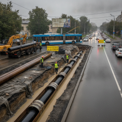 Заміна тепломережі у Львові