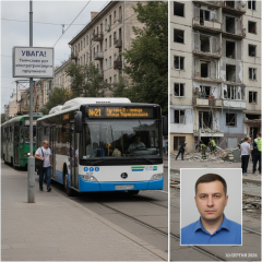 Автобуси в Одесі після атаки